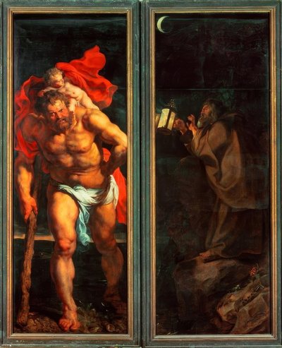 Saint Christopher by Peter Paul Rubens